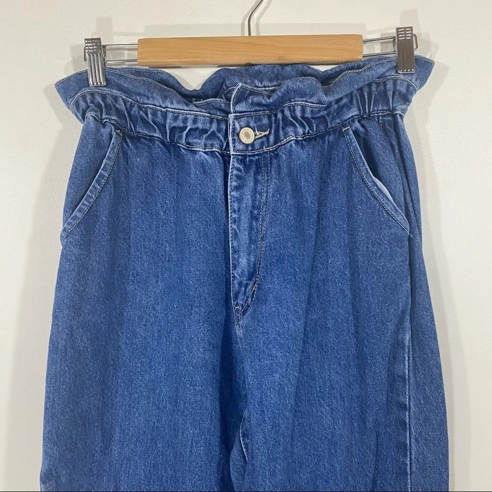 3 for $20 Kancan Paperbag Waist Blue Denim Jeans - Picture 7 of 8